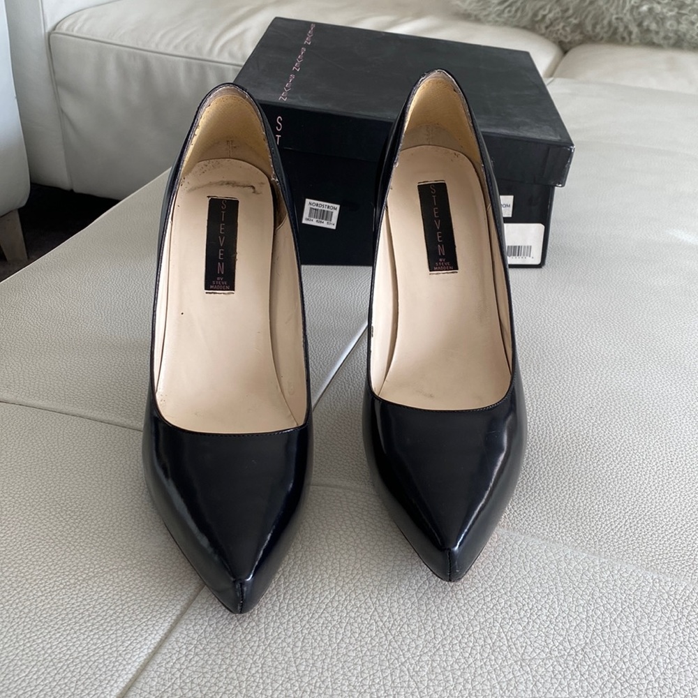 Steven By Steve Madden Black Pumps